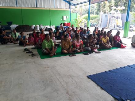 Kegiatan Sosialisasi Sampah Dan Rapat PKH Di TPS 3R Desa Menyali